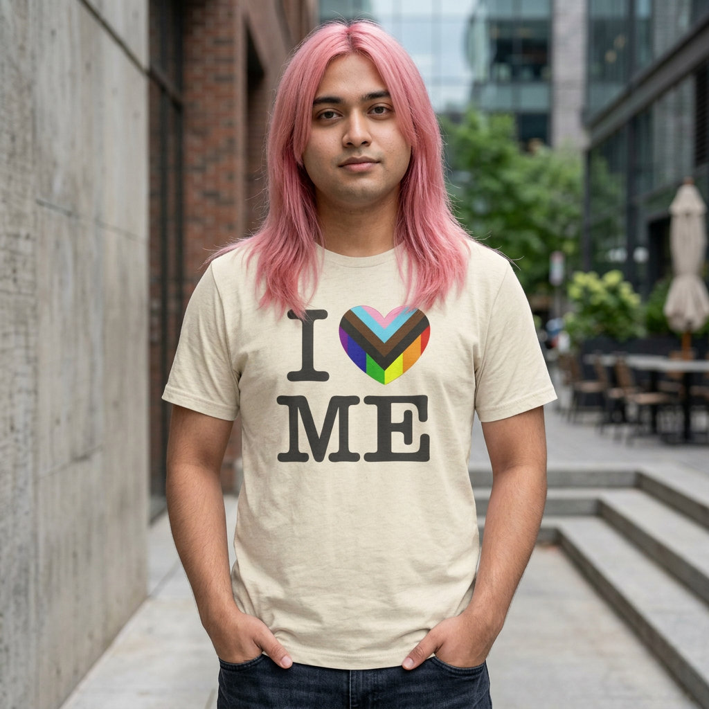 I Heart ME Pride T-Shirt — Self-Love LGBTQ+ Ally Tee