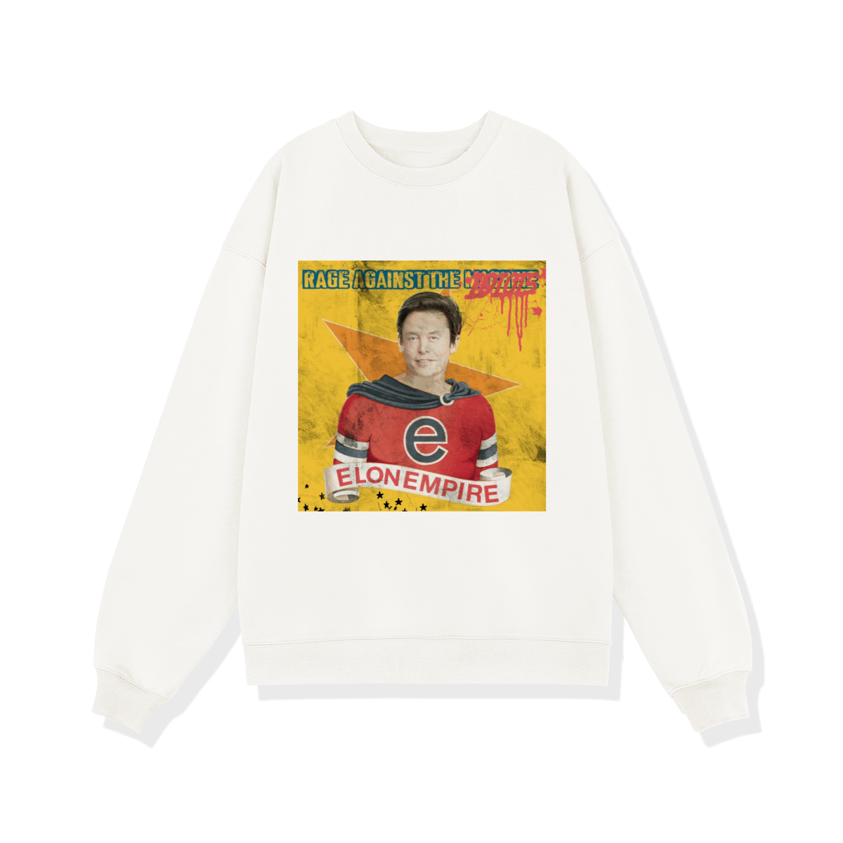 Rage Against The Machine Parody Heavyweight Oversized Sweatshirt