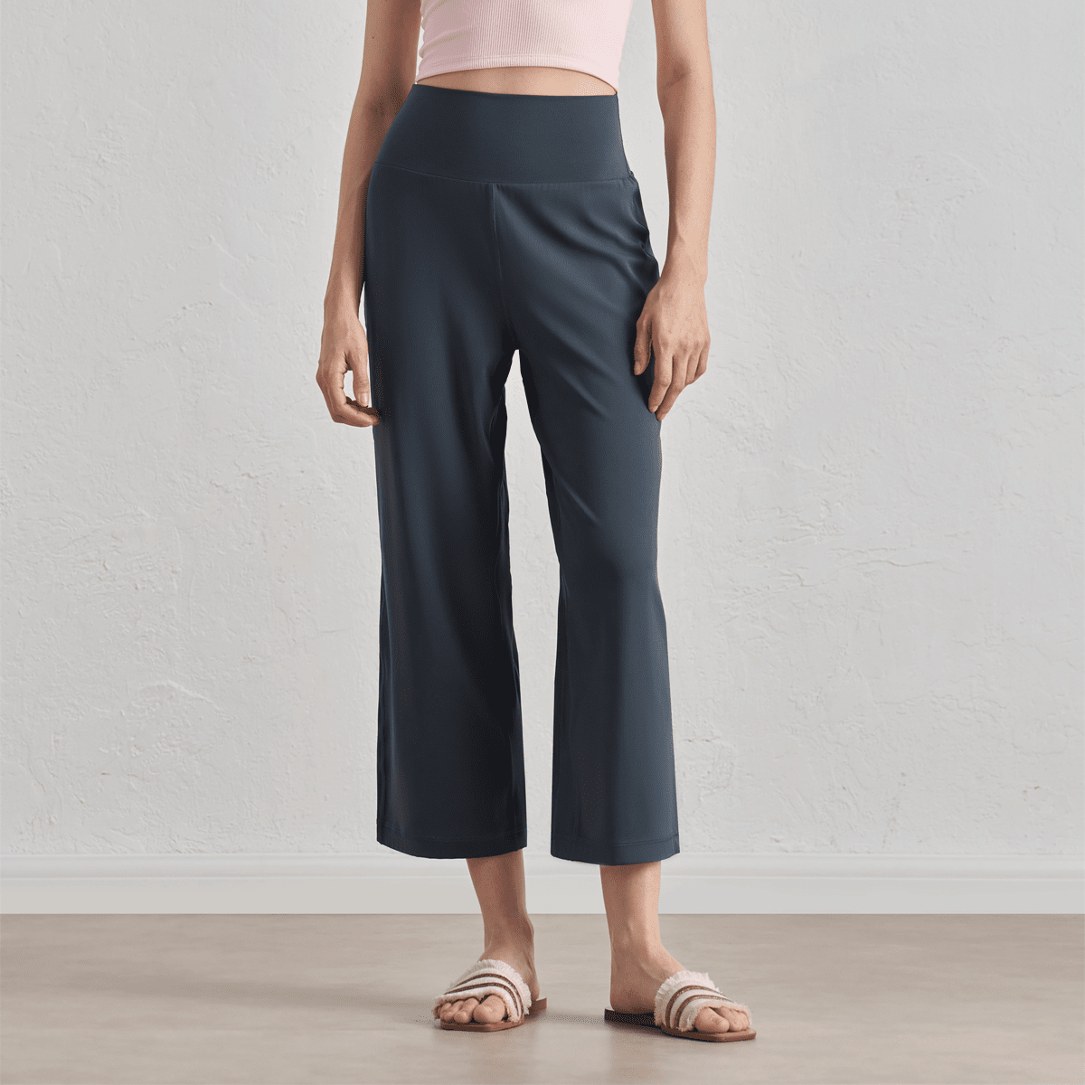 Women's Wide-leg yoga pants (Logo Top Right Padow)