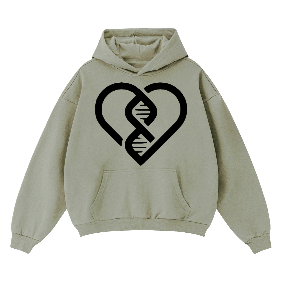 Cropped Heavyweight Oversized Hoodie