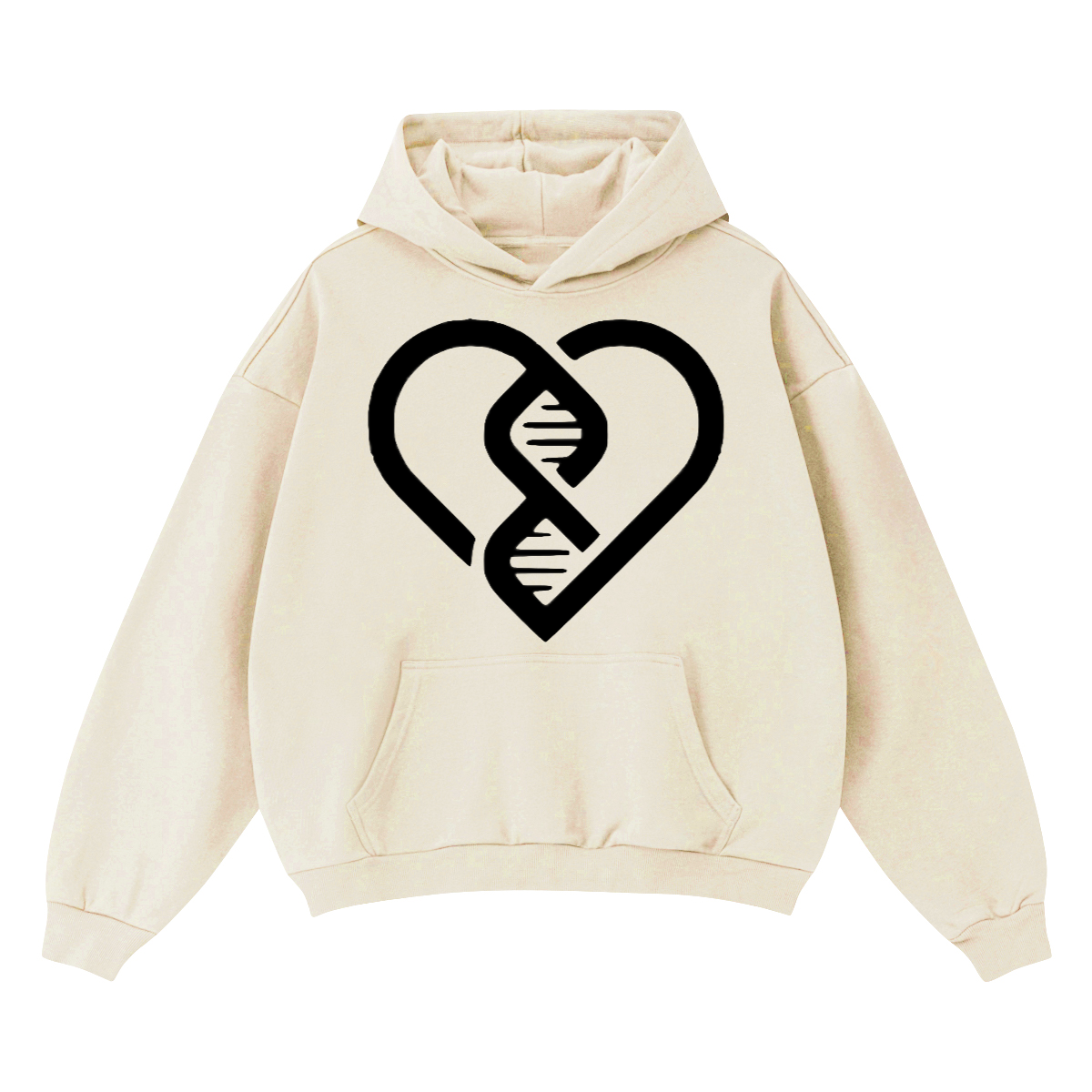 Cropped Heavyweight Oversized Hoodie