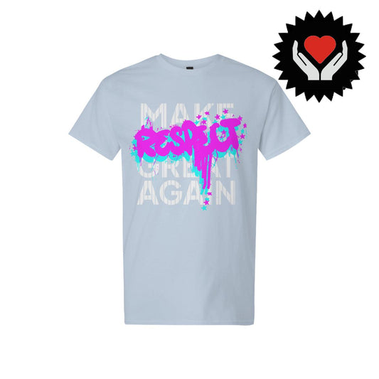 Make Respect Great Again (Pink/Blue) - Light Cotton T-Shirt
