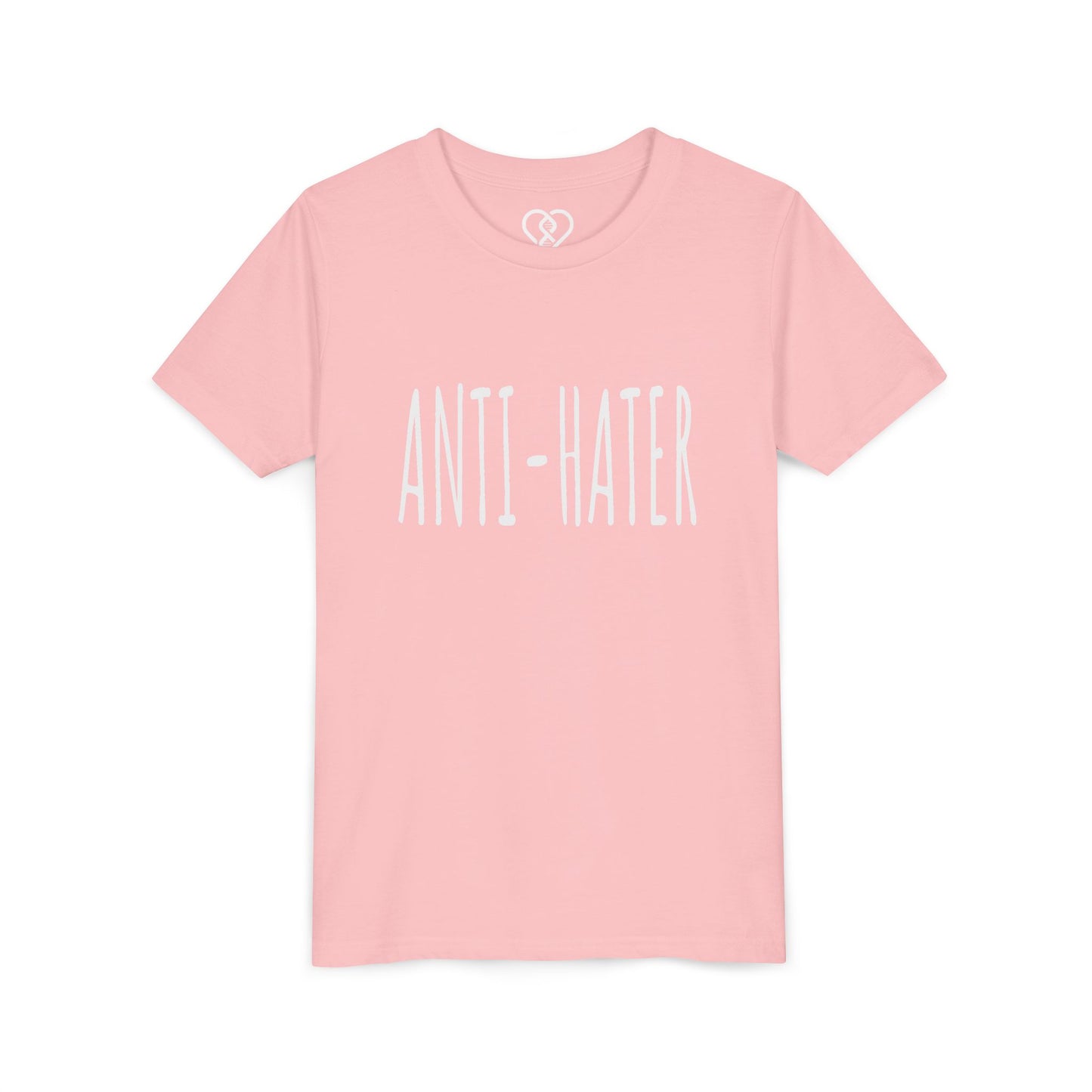 Youth Tee — "ANTI-HATER" Graphic Kids Shirt, Bold Anti-Bully Statement Top