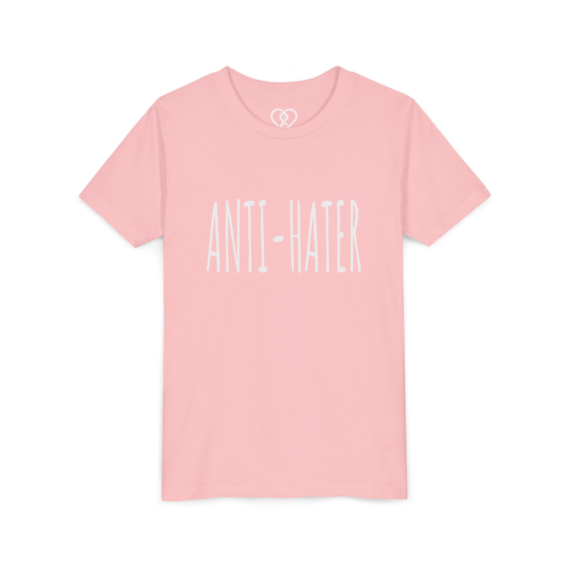Youth Tee — "ANTI-HATER" Graphic Kids Shirt, Bold Anti-Bully Statement Top