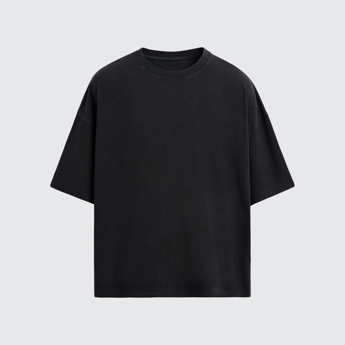 Oversized Heavyweight Graphic T-Shirt - Casual Premium Streetwear Statement Tee