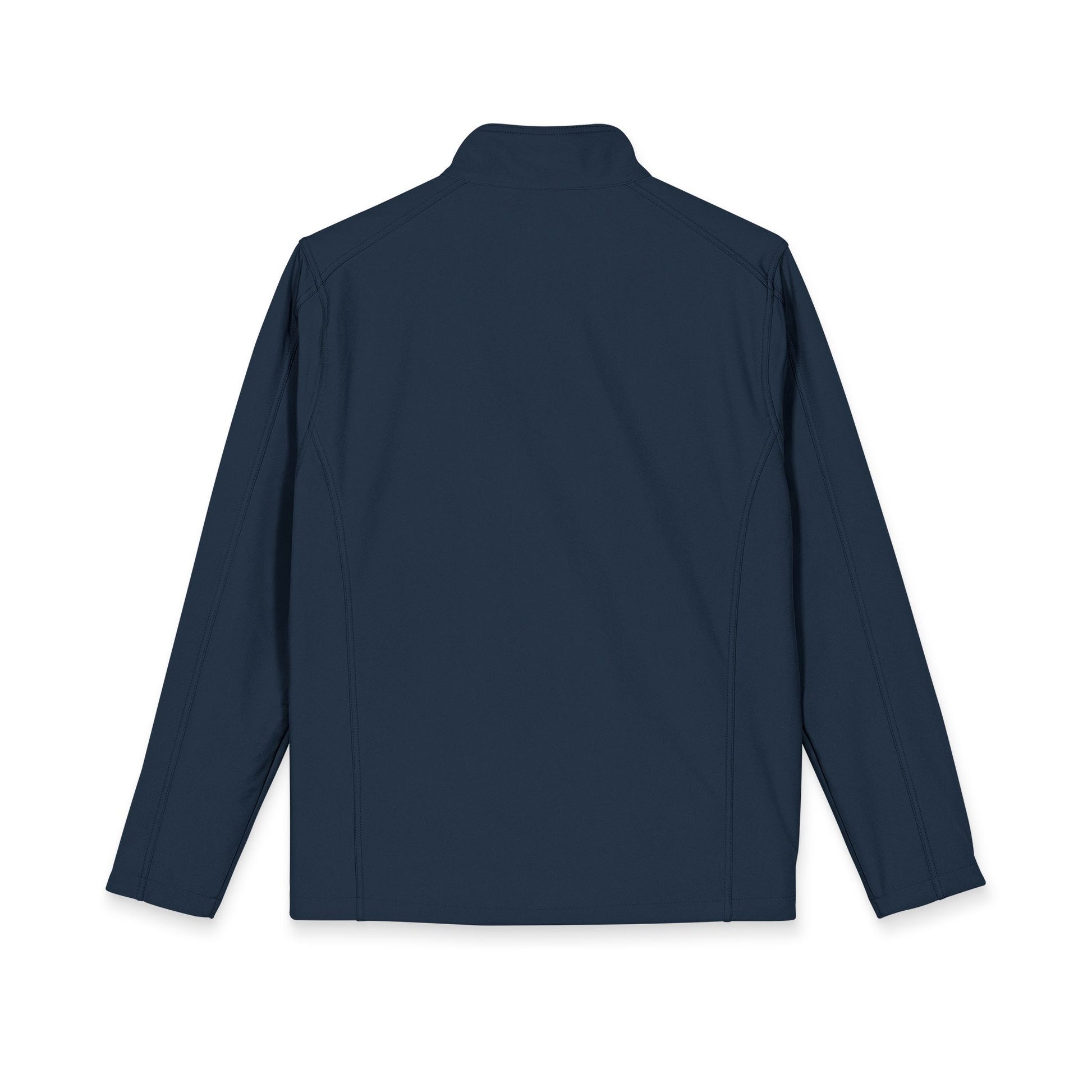 Embroidered Men's Soft Shell Jacket - Lightweight Windbreaker with Logo