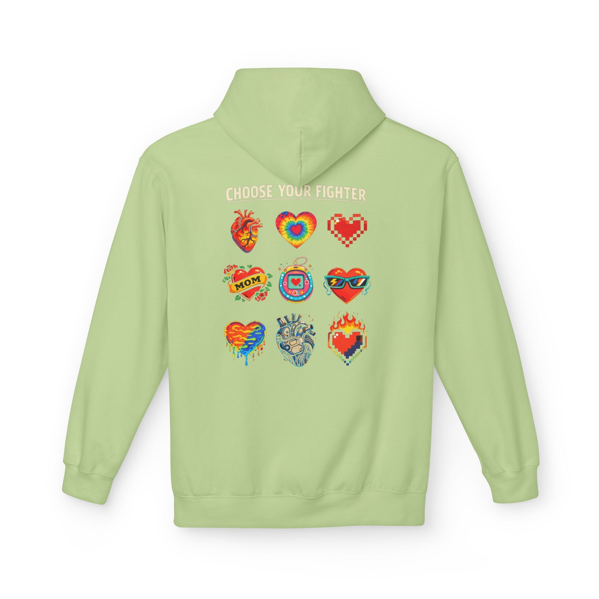 Choose Your Fighter Hearts Hoodie