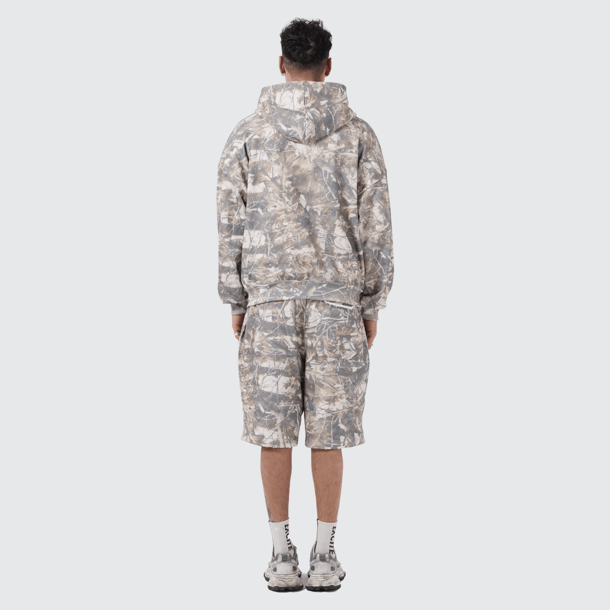 Heavyweight French Terry Camo Zip-Up Hoodie