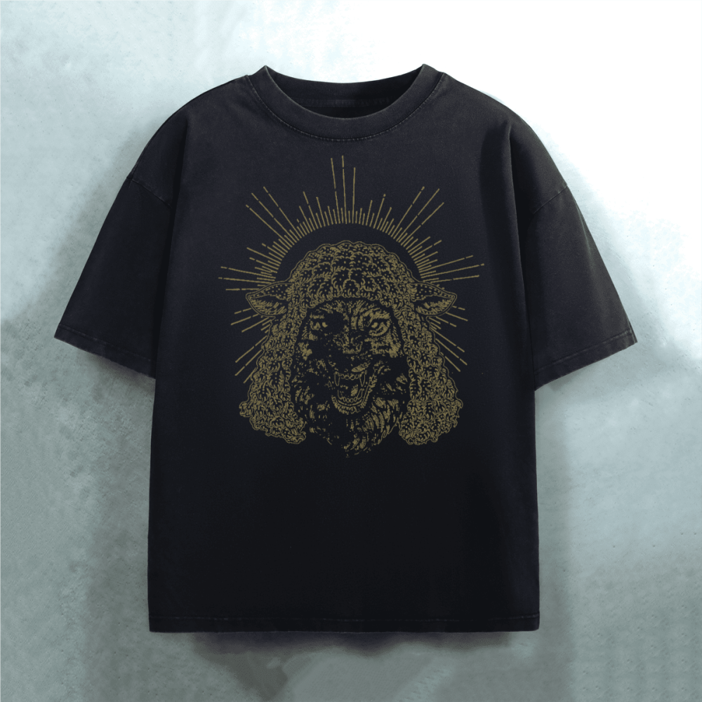 Unisex Heavyweight Oversized Snow-Wash T-Shirt (300GSM)
