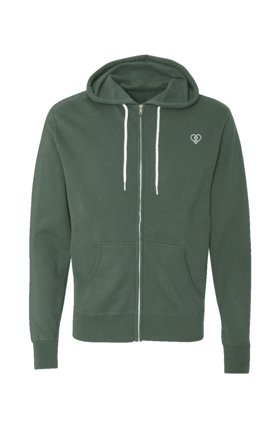 Unisex Lightweight Full-Zip Hoodie