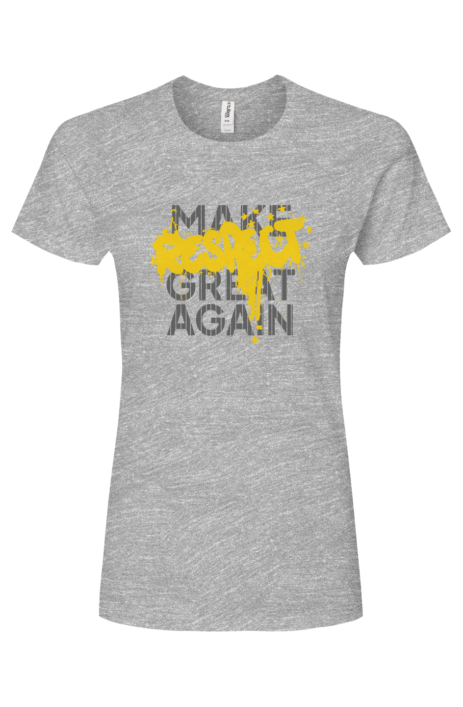 Make Respect Great Again (Yellow) - Women's Premium Cotton T-Shirt