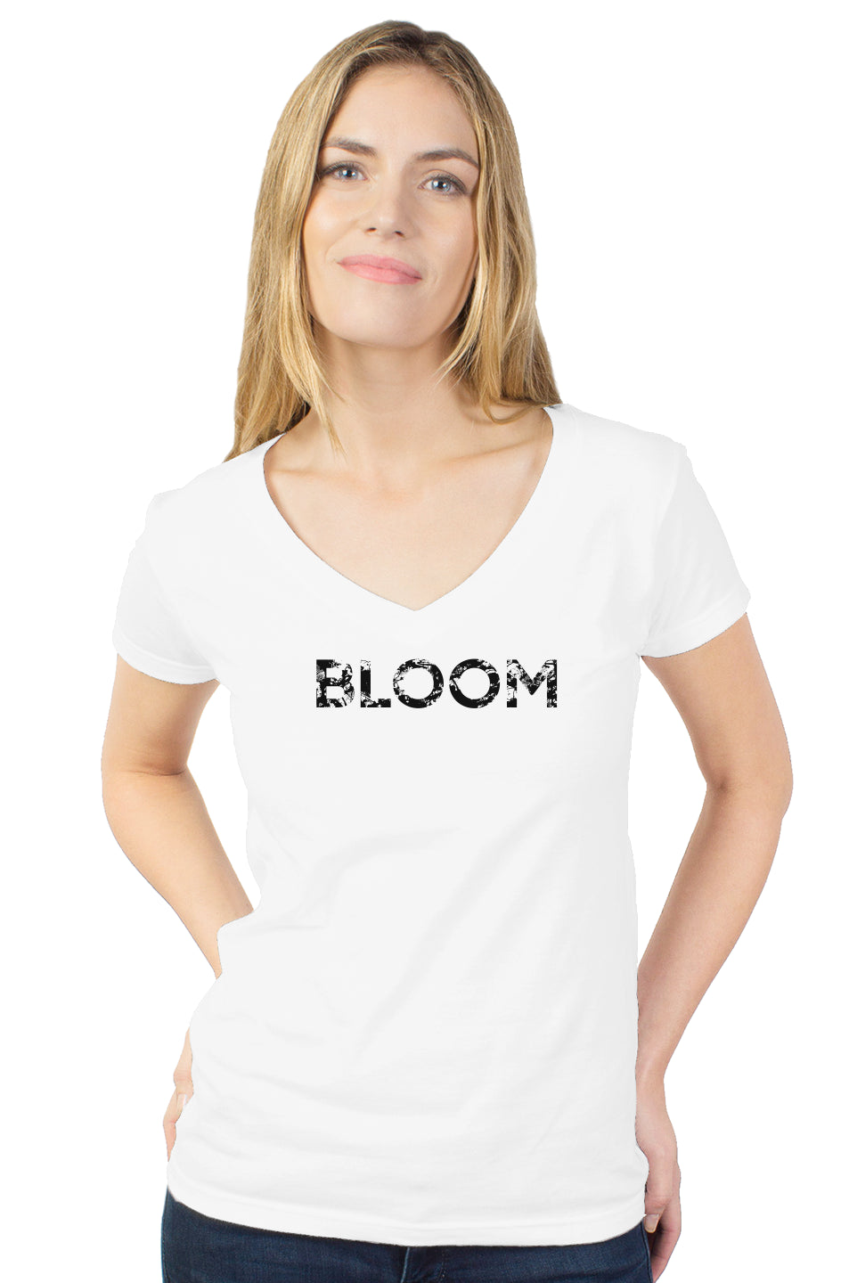 Bloom - Womens Tultex V Neck