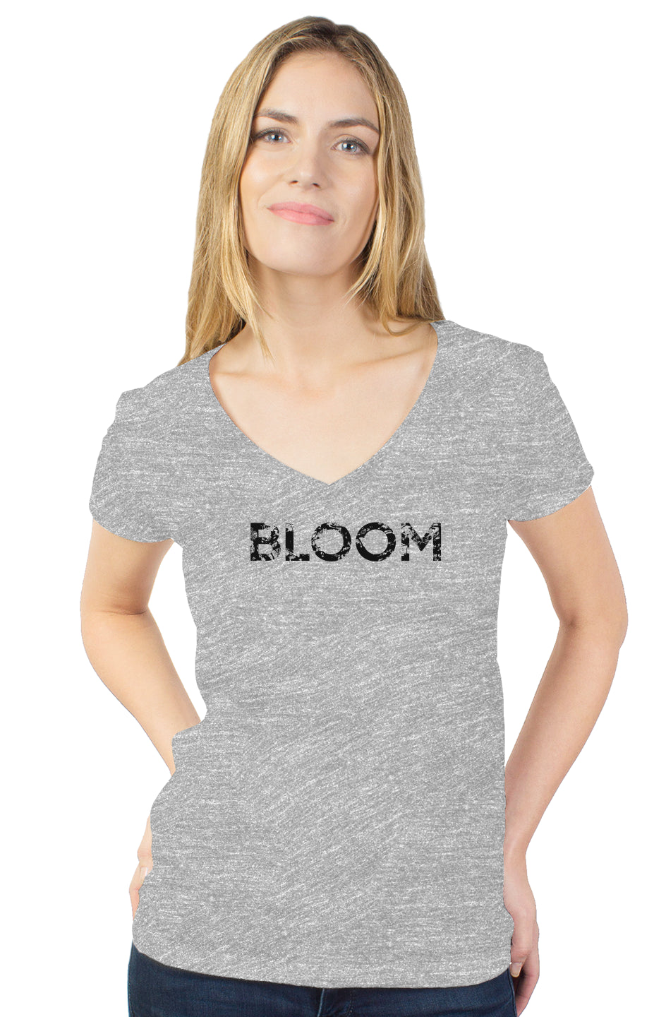 Bloom - Womens Tultex V Neck