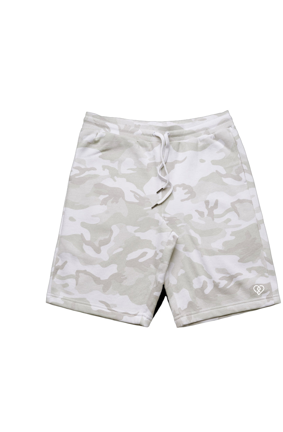 DNA Heart Logo - Embroidered Men's Stadium Camo Shorts