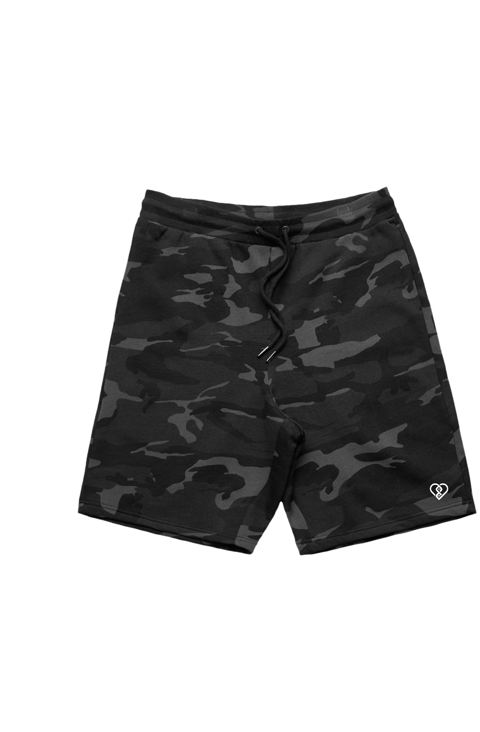 DNA Heart Logo - Embroidered Men's Stadium Camo Shorts