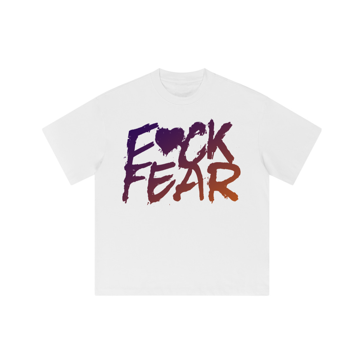 Heavyweight Loose-Fit Graphic T-Shirt - F Fear