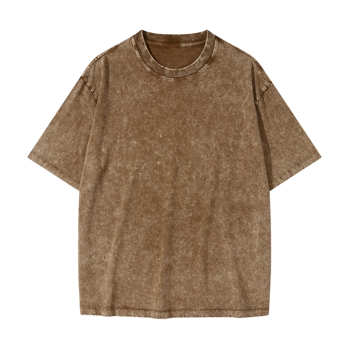 Premium Heavyweight Oversized Snow Wash T-shirt - Blank/No Graphic