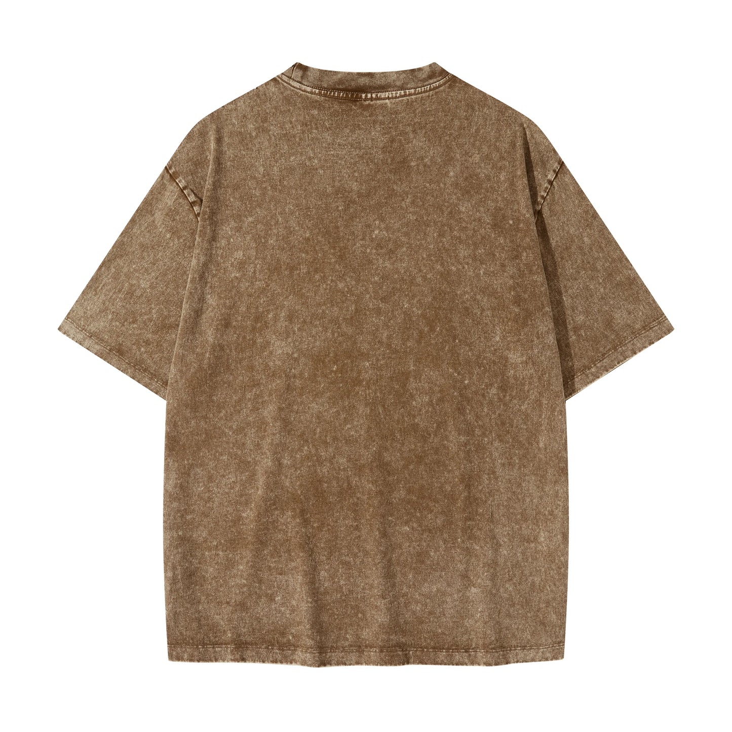 Premium Heavyweight Oversized Snow Wash T-shirt - Blank/No Graphic