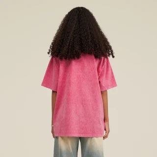 Premium Heavyweight Oversized Snow Wash T-shirt - Blank/No Graphic