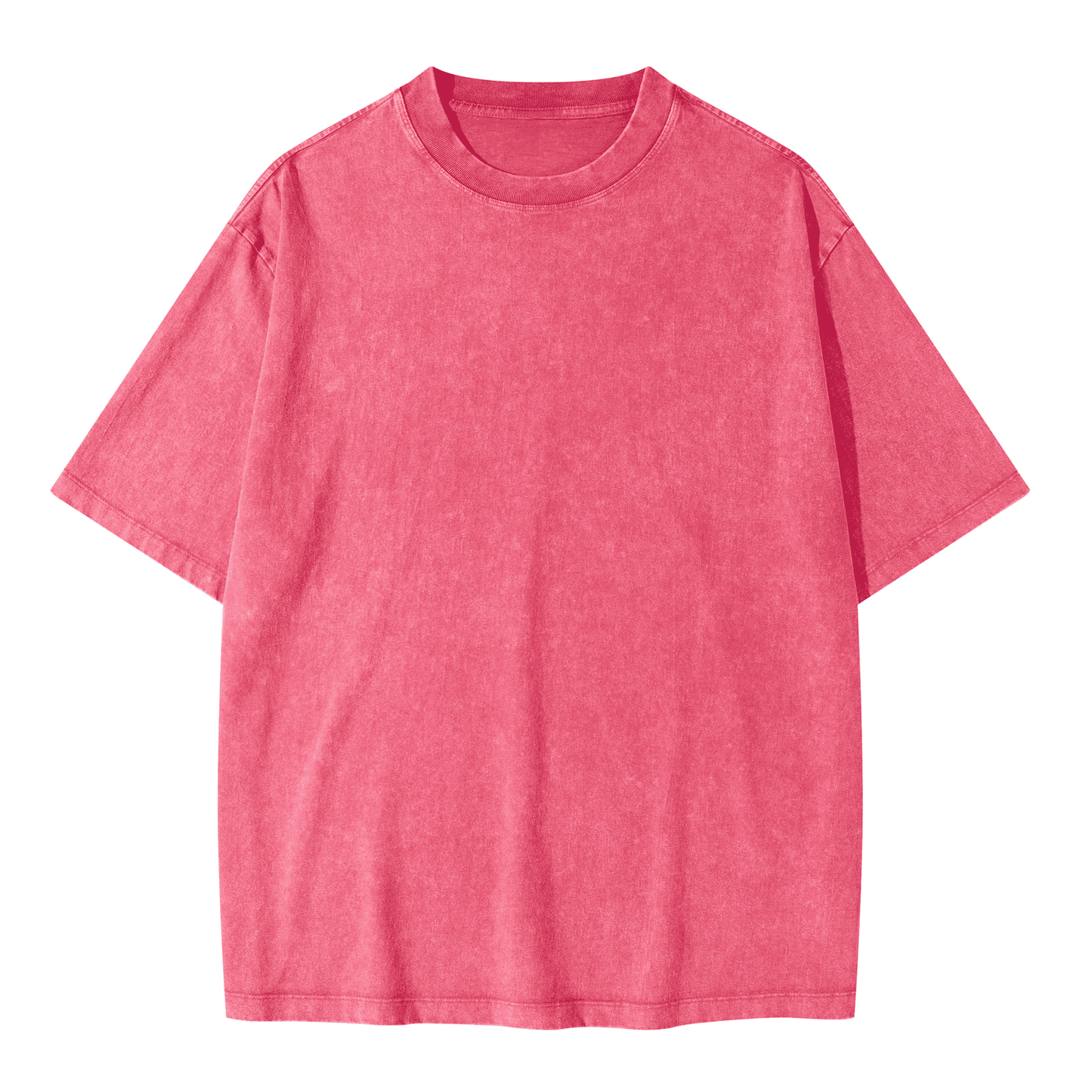 Premium Heavyweight Oversized Snow Wash T-shirt - Blank/No Graphic