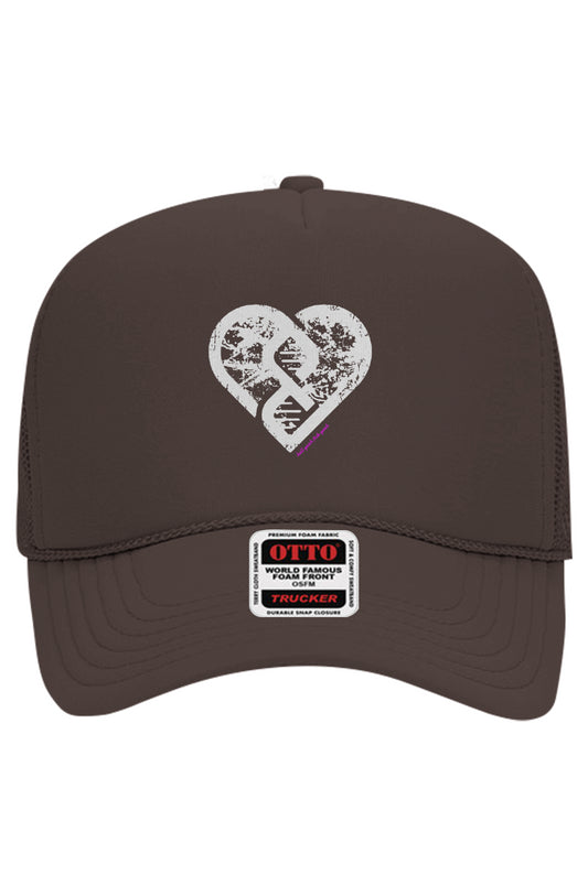Grunge Heart HYFY 5-Panel Mesh Trucker