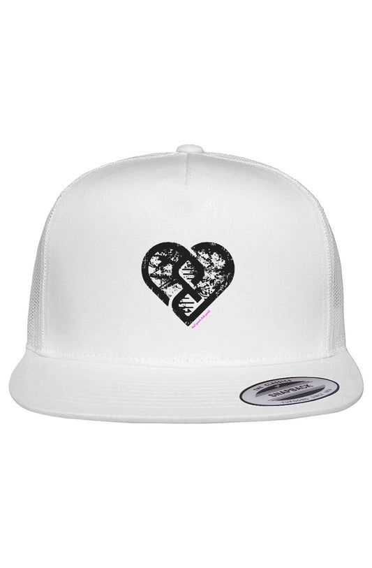 Grunge Heart HYFY 5-Panel Classic Trucker Cap (Lights)
