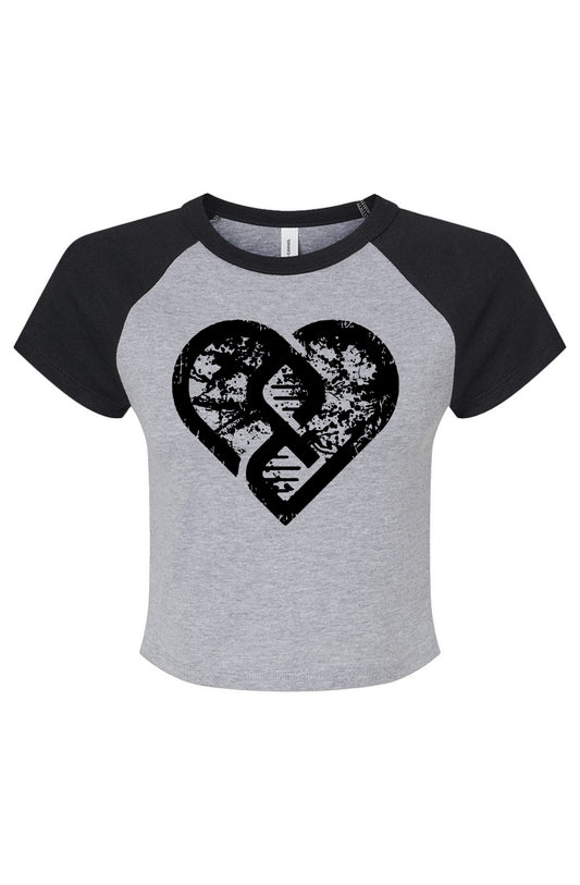 Grunge Heart Baby Tee