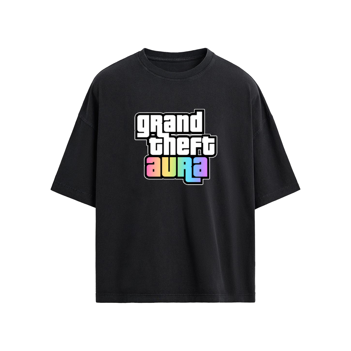 GTA Inspired Grand Theft Aura Oversized T-shirt