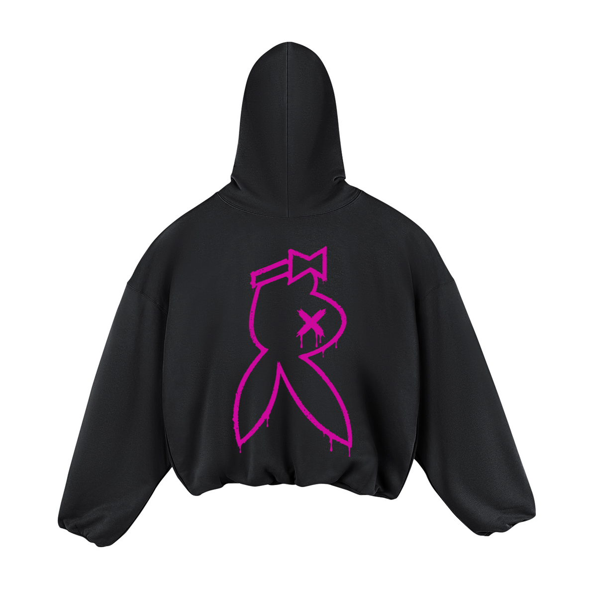 Heavyweight Super Oversized Angel Hoodie - Death of a Playboy