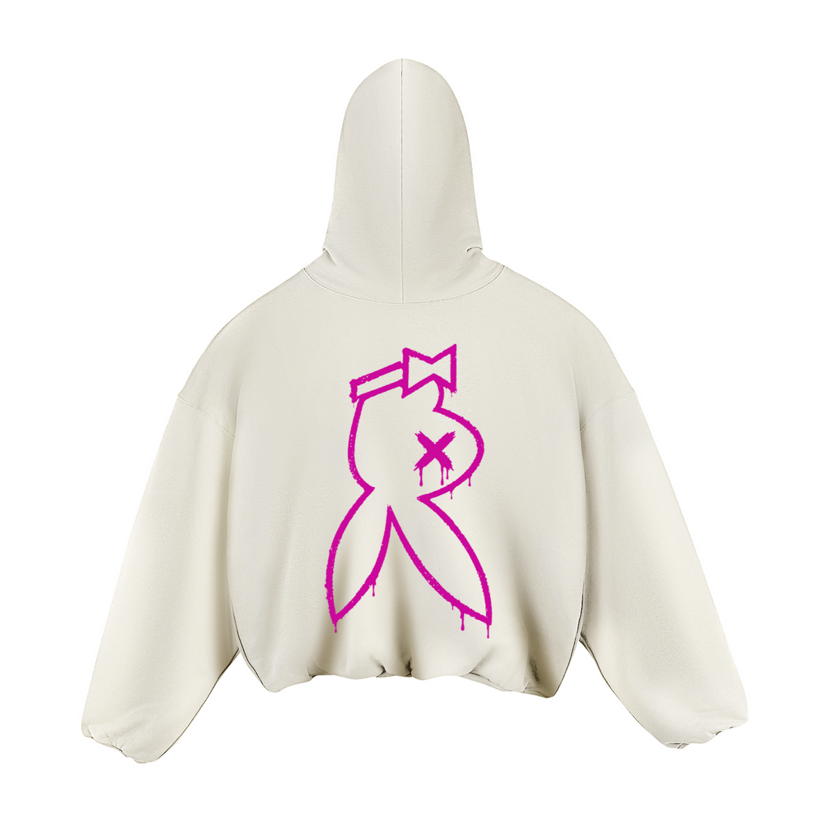 Heavyweight Super Oversized Angel Hoodie - Death of a Playboy