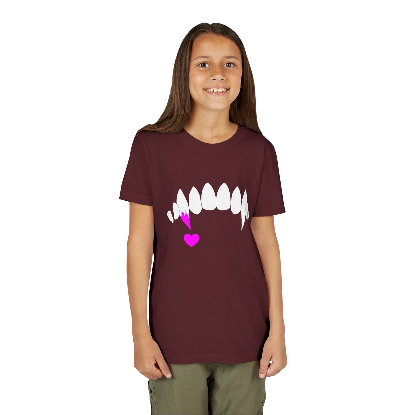 Love Bites Kids Tee — Fangs Graphic
