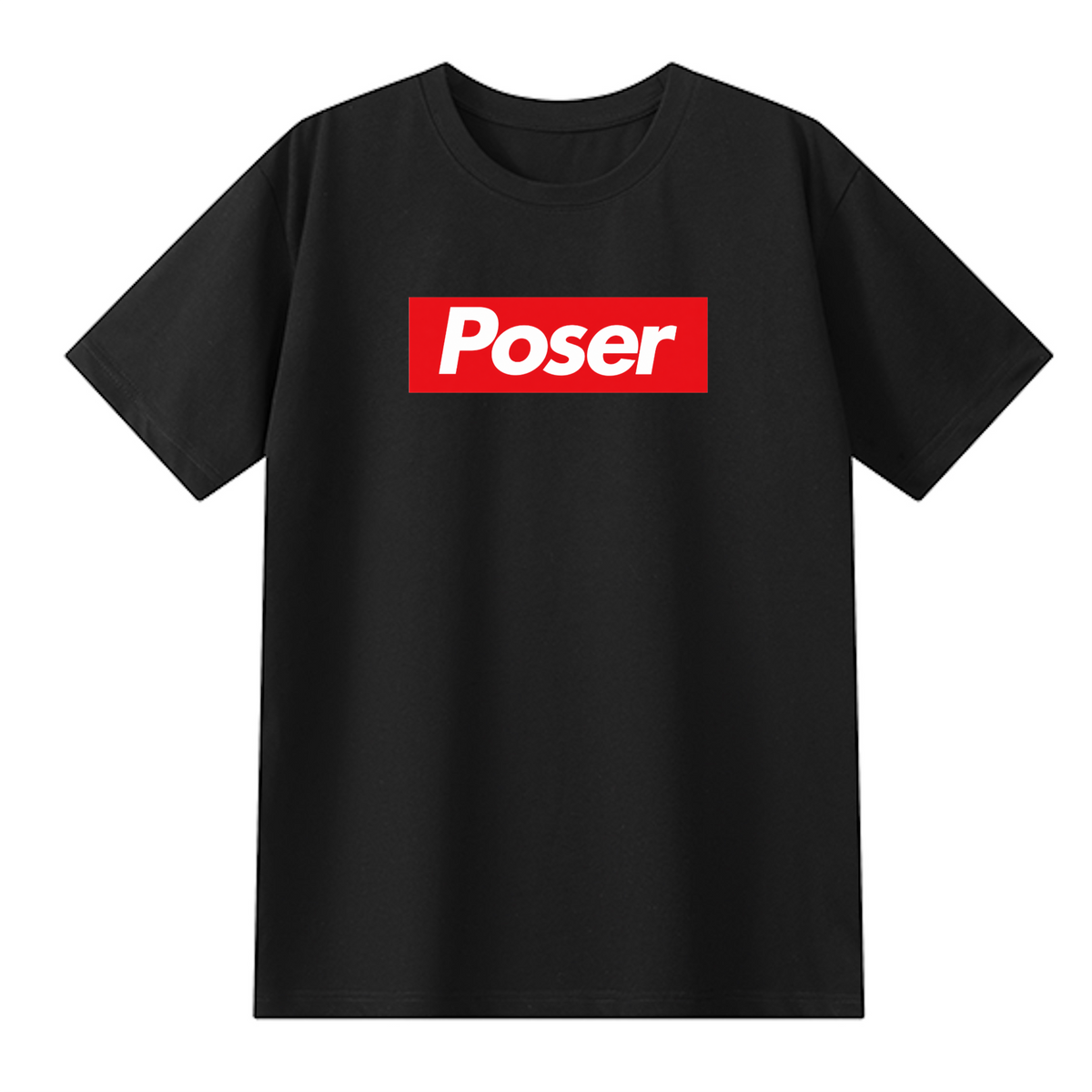 Classic Crew Neck Combed Mercerized T-shirt - Poser