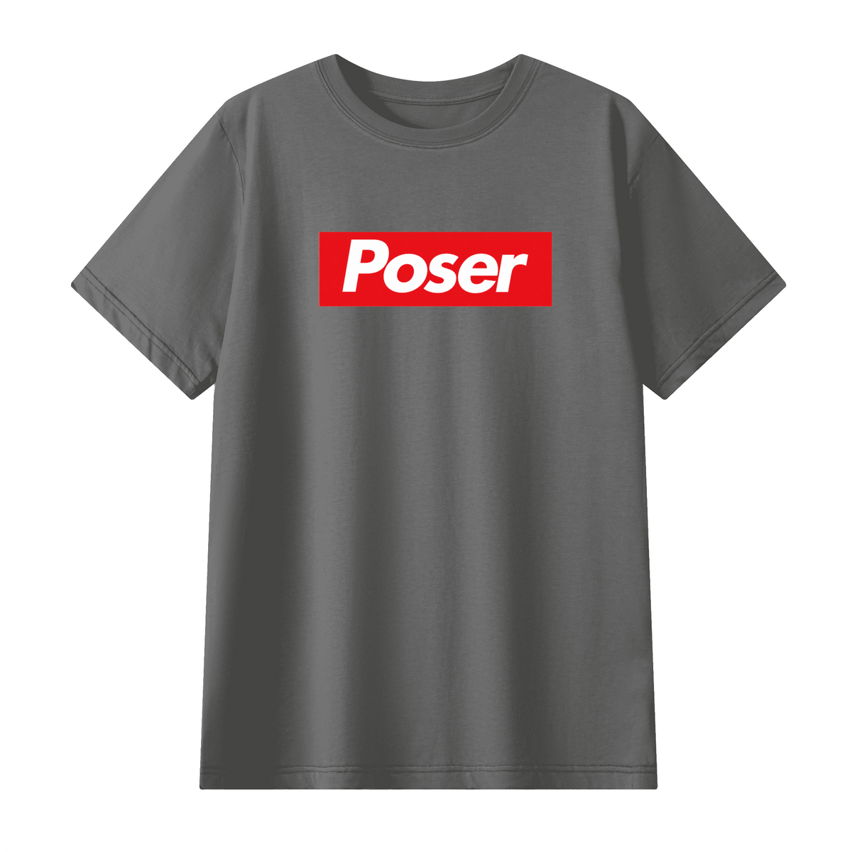 Classic Crew Neck Combed Mercerized T-shirt - Poser