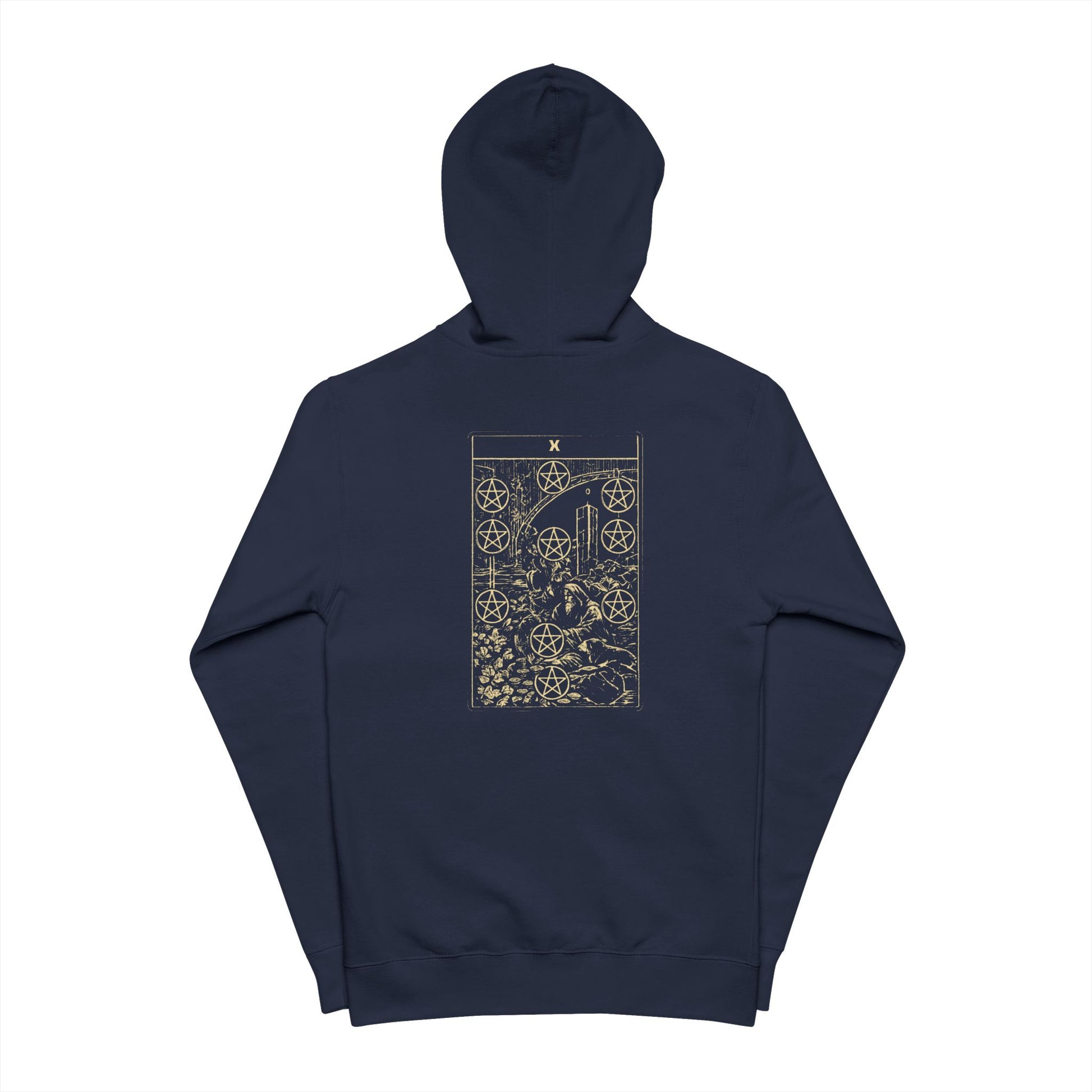 Tarot Shirt - Ten of Pentacles Zip Hoodie