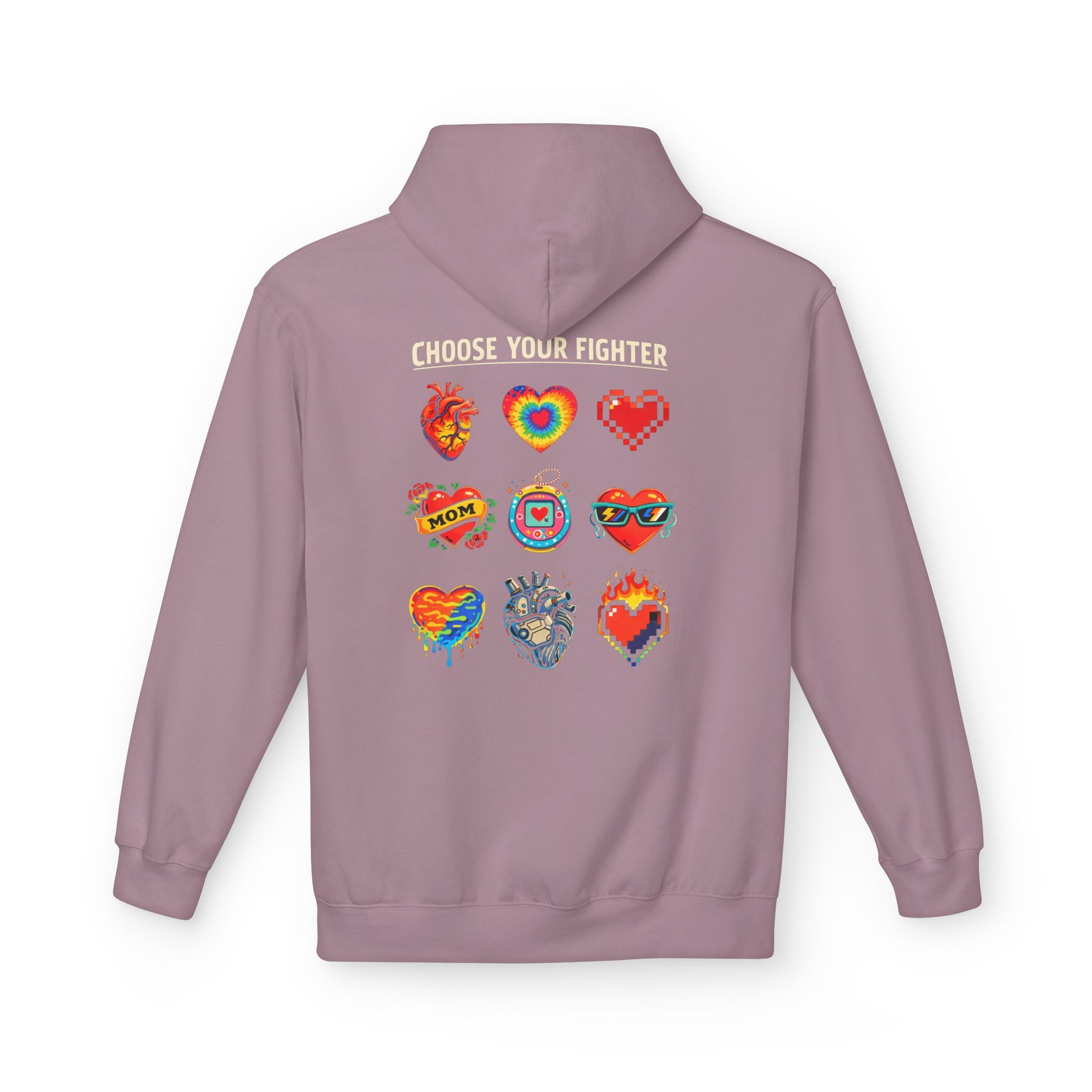 Choose Your Fighter Hearts Hoodie
