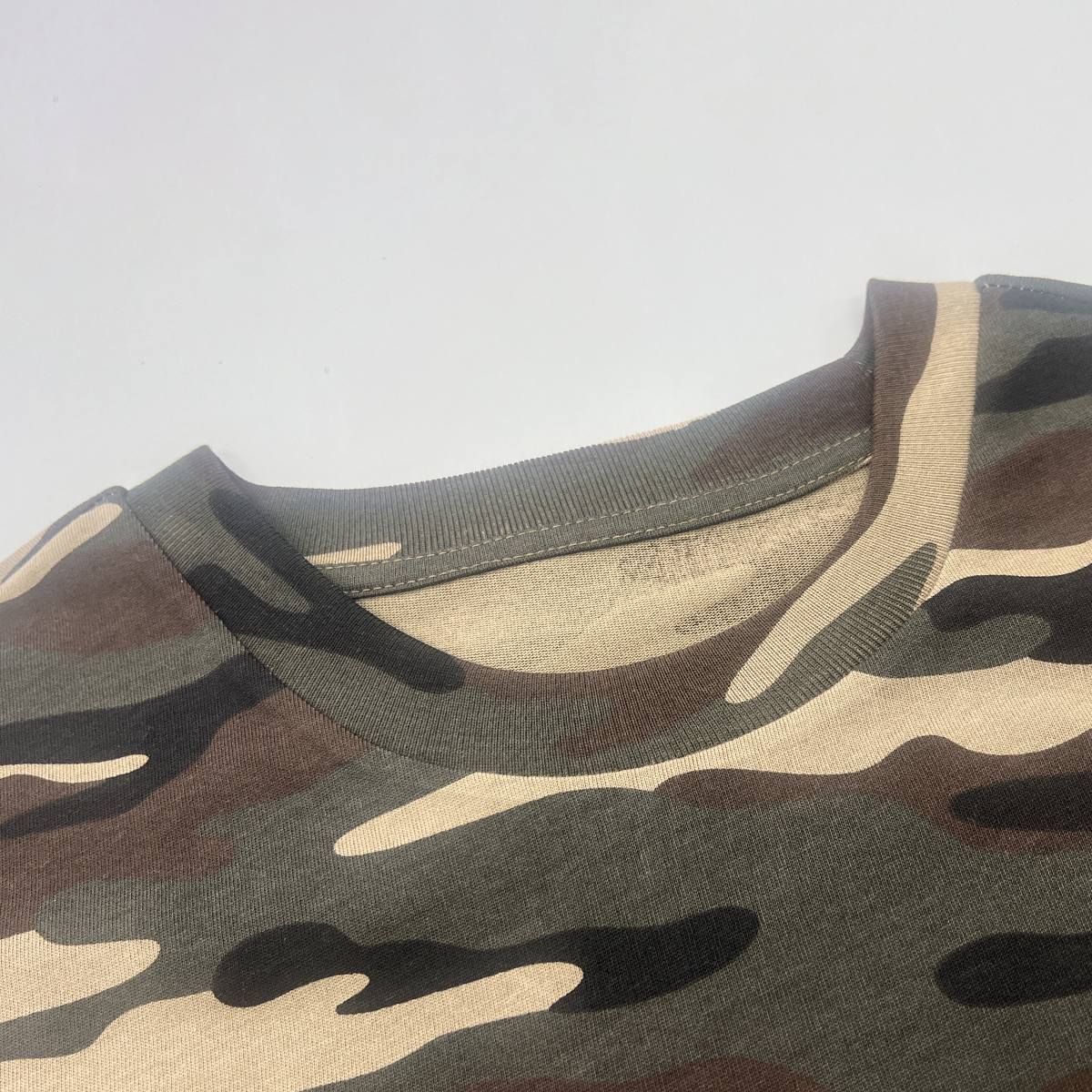 Unisex Heavyweight Cotton Camo Oversized T-Shirt