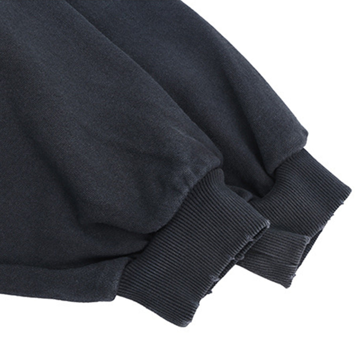 Oversized Heavyweight Distressed Hoodie W Reversed Pocket - Premium Streetwear Sweatshirt