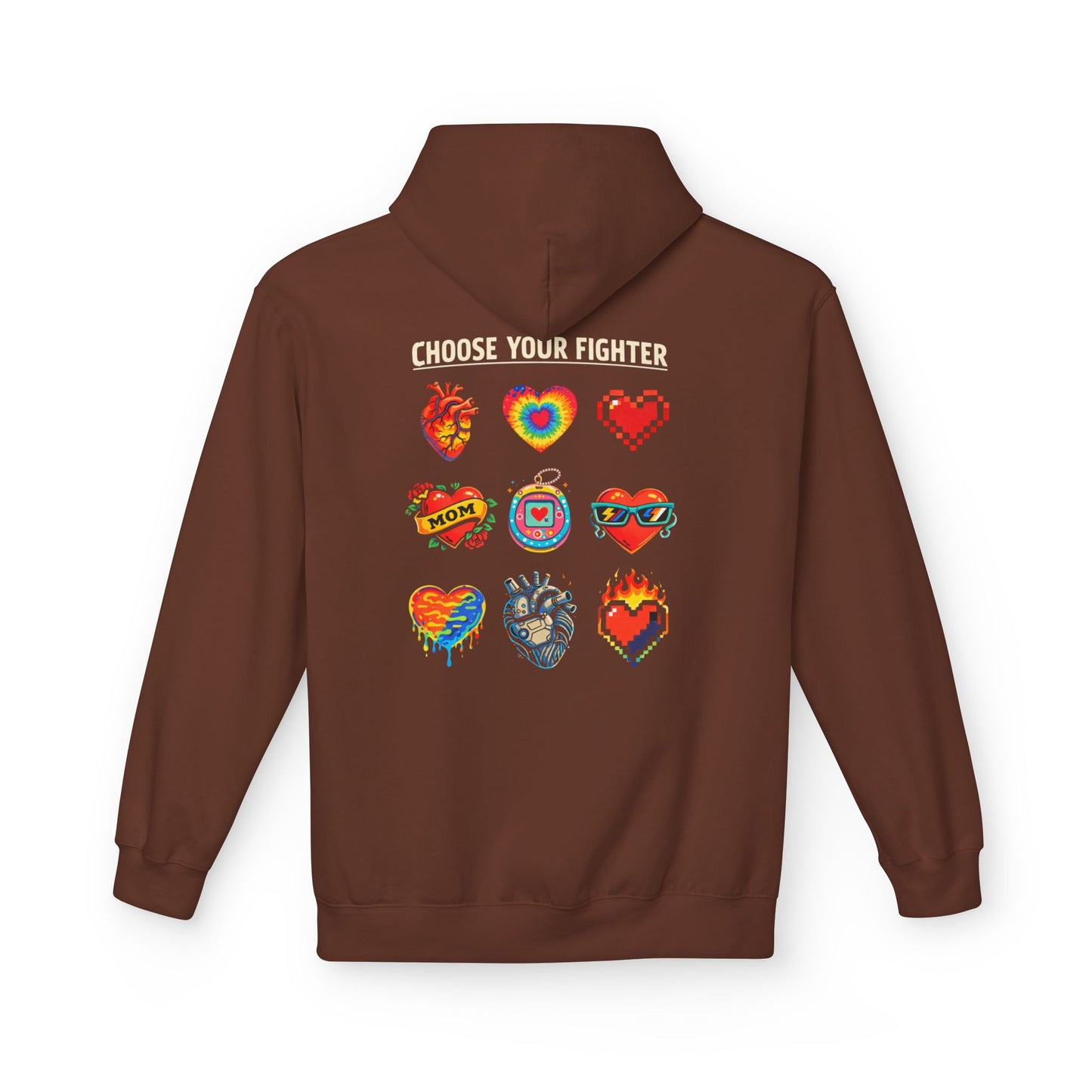 Choose Your Fighter Hearts Hoodie