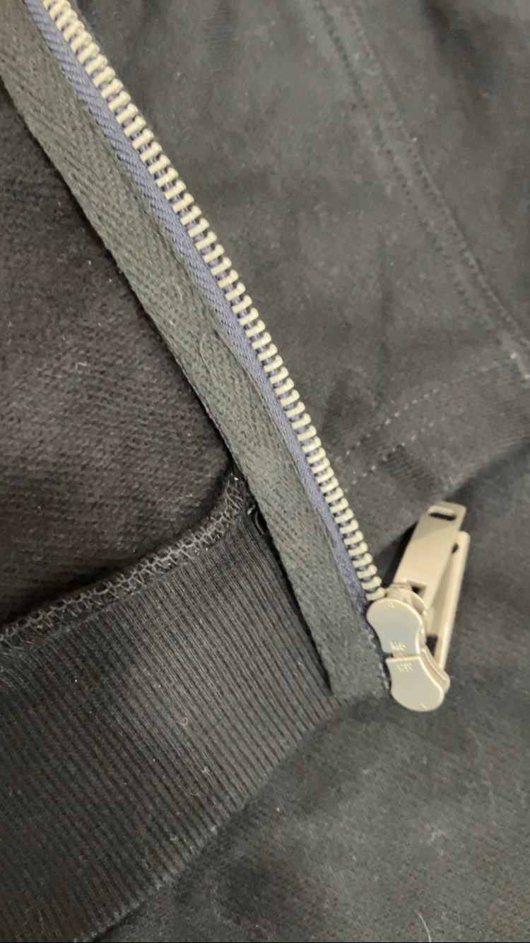 Respect GRRL Cropped Double Zip Hoodie