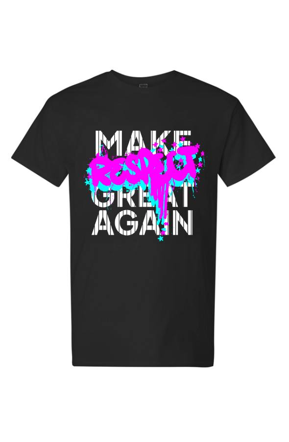 Make Respect Great Again (Pink/Blue) - Light Cotton T-Shirt