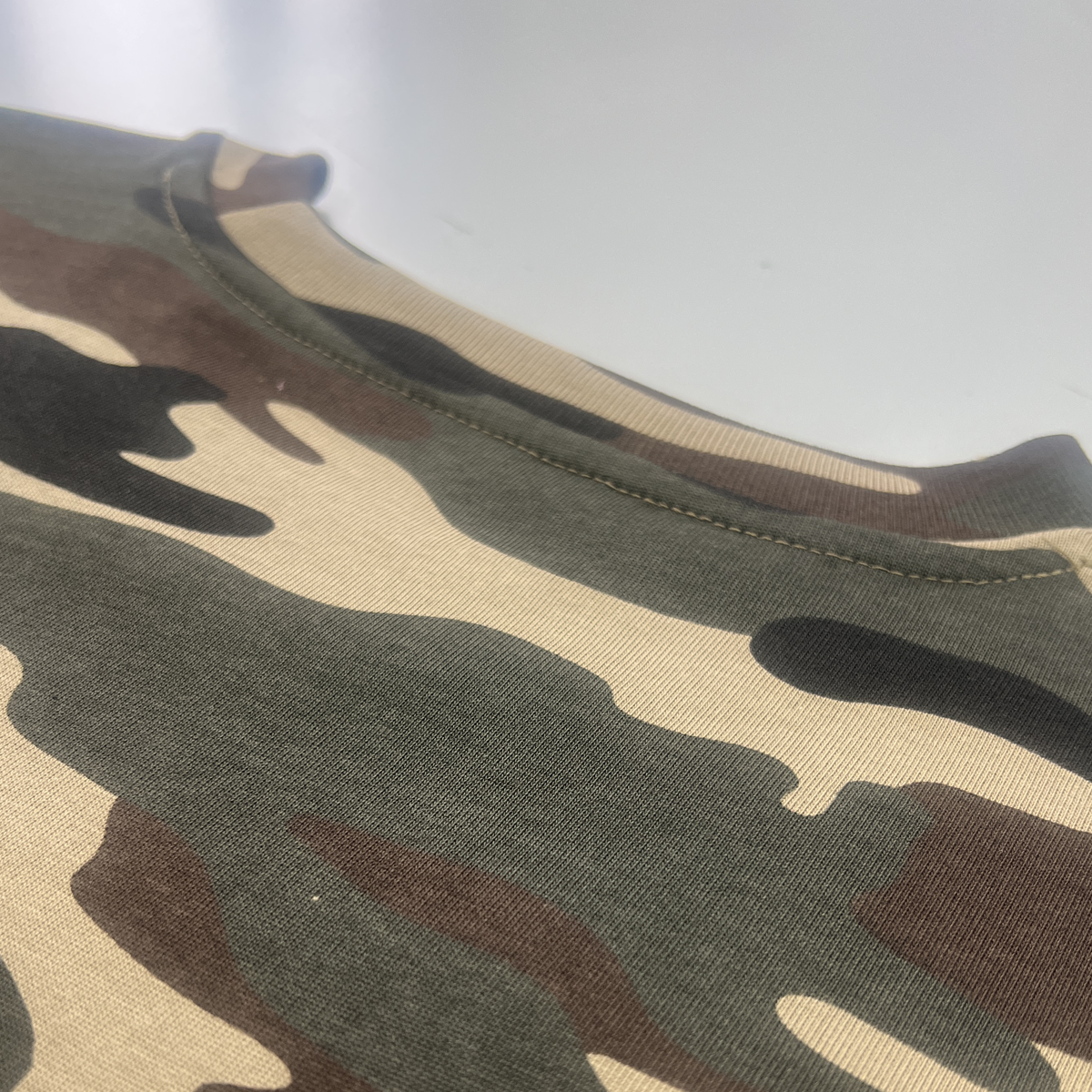 Unisex Heavyweight Cotton Camo Oversized T-Shirt