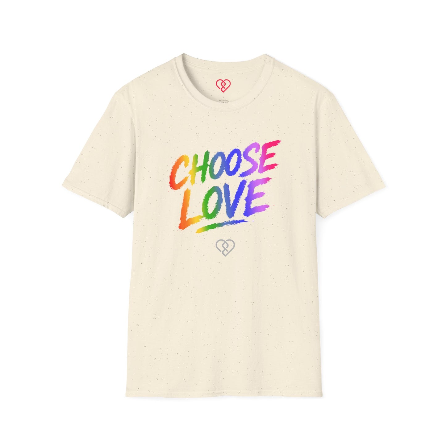 Choose Love Rainbow T-Shirt — Pride Affirmation Tee