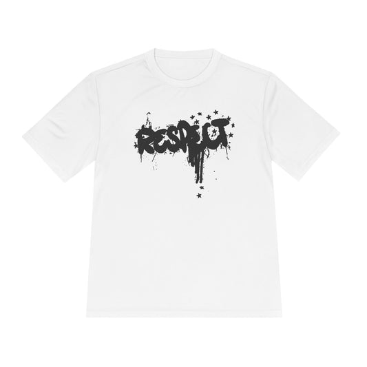 RESPECT Graffiti Drip Moisture‑Wicking T-Shirt
