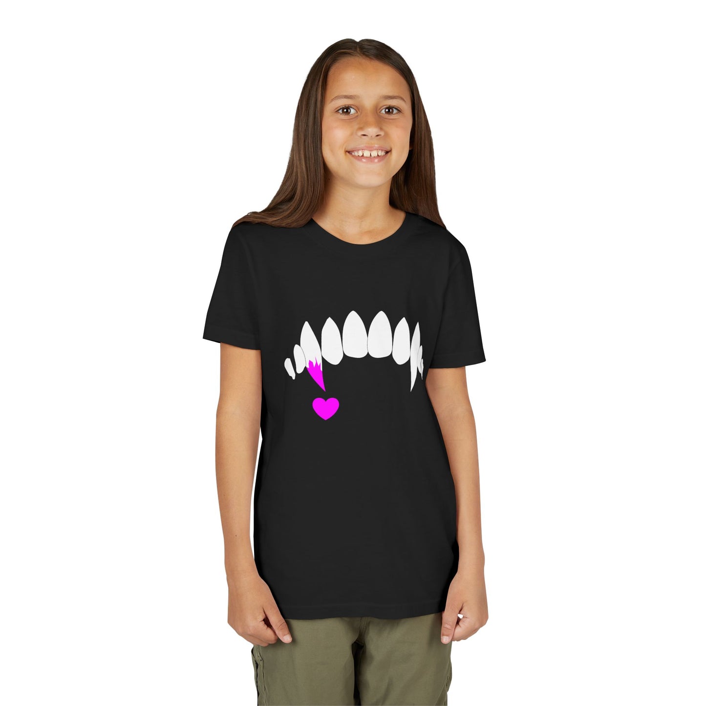 Love Bites Kids Tee — Fangs Graphic