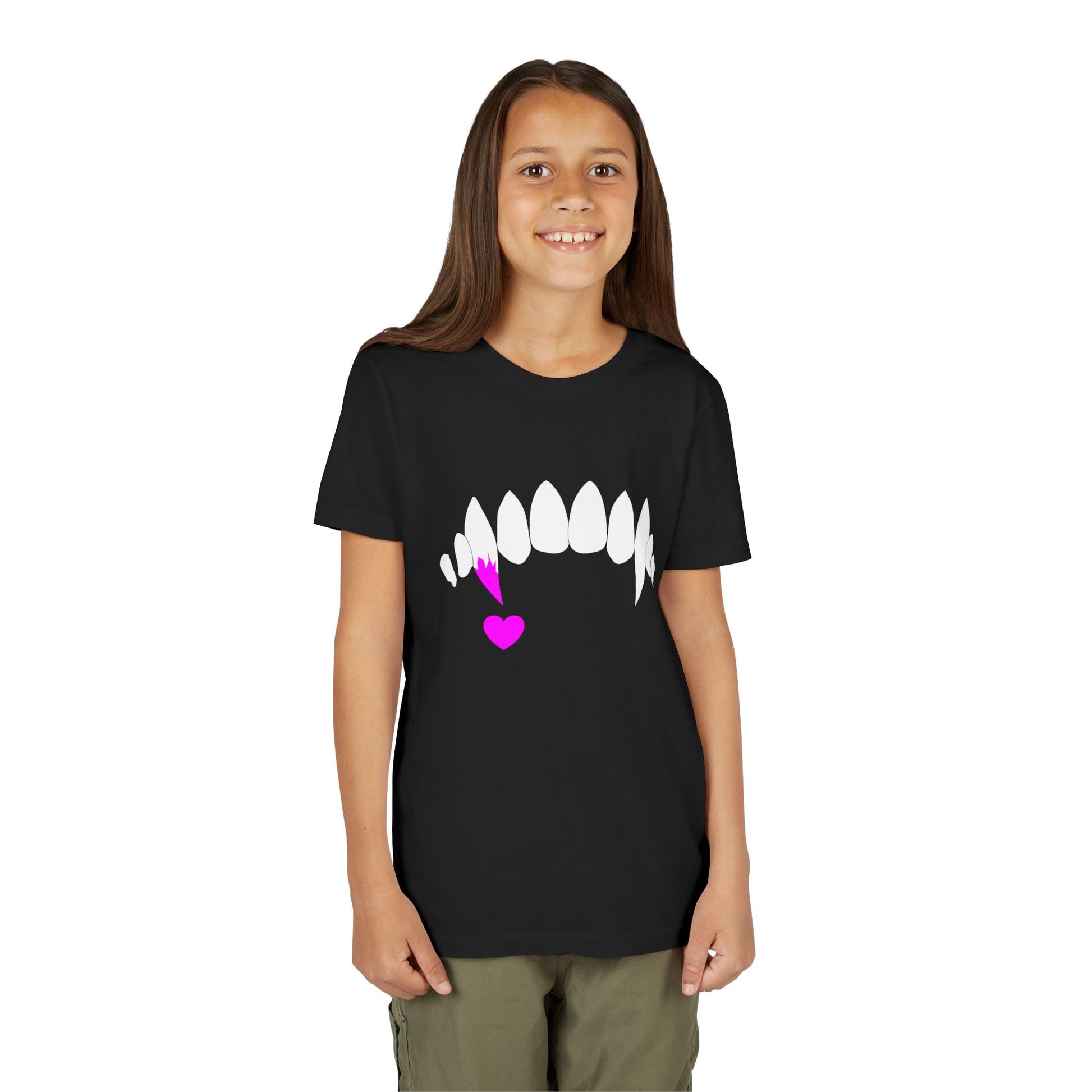 Love Bites Kids Tee — Fangs Graphic