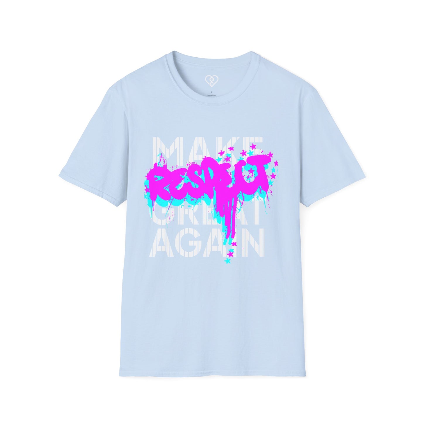 Make Respect Great Again Graffiti Paint-Splash Graphic Tee