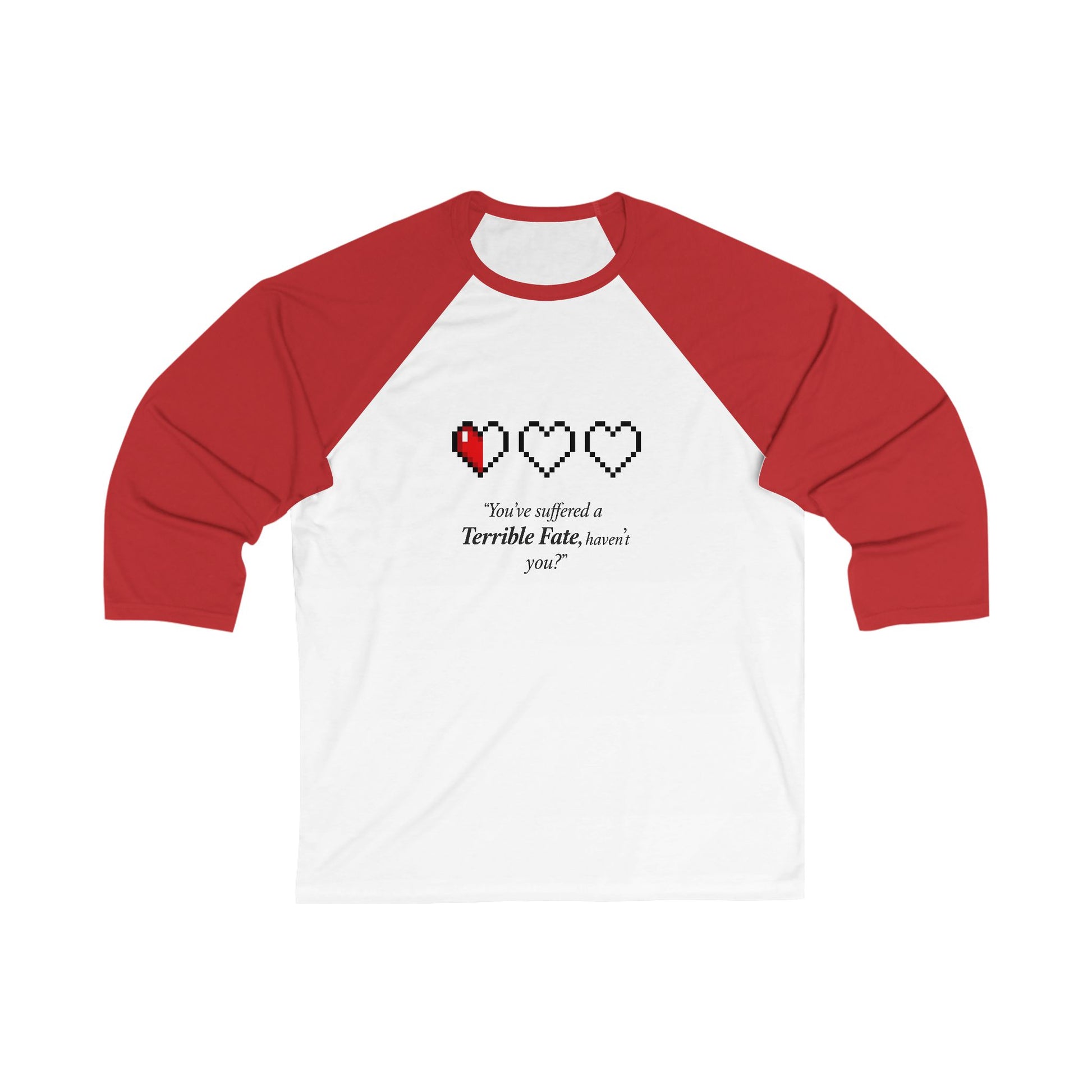 Retro Gamer Heart Baseball Tee