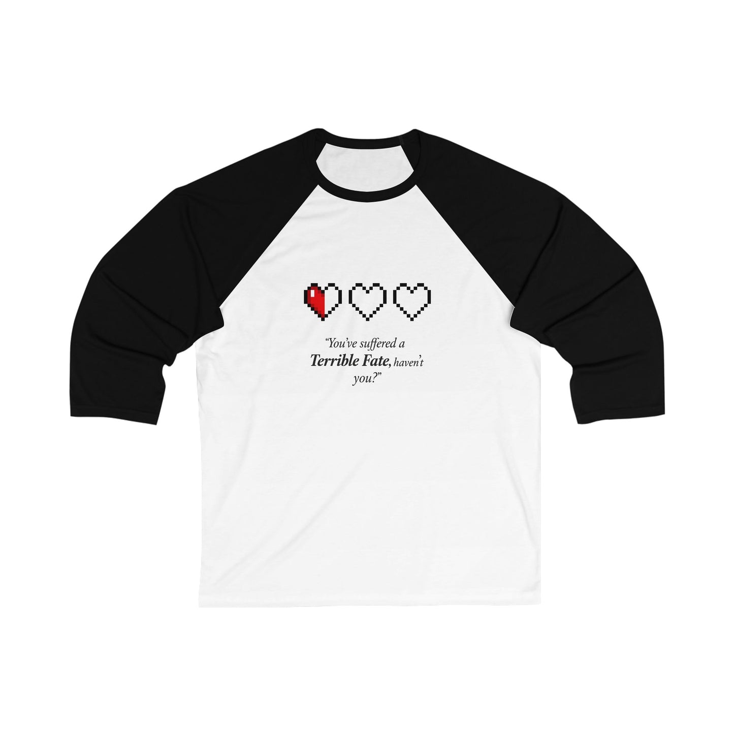 Retro Gamer Heart Baseball Tee
