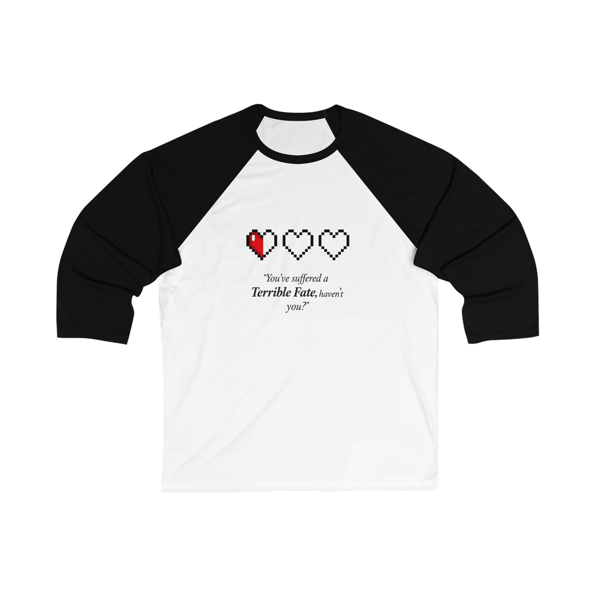 Retro Gamer Heart Baseball Tee