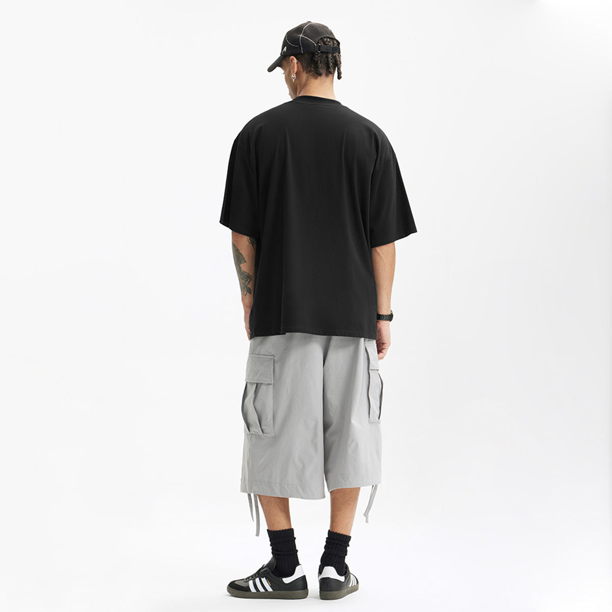 Oversized Heavyweight Graphic T-Shirt - Casual Premium Streetwear Statement Tee